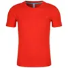 Nova Camiseta de Manga Curta Primavera 2025 Casual Cor Lisa Moda Roupa de Trabalho Adequada para Jovens e Meia-Idade Dia de Verão
