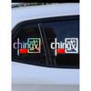Creativo Chuna Bandera Roja Vehículo Eléctrico Amo China Elemento de Sueño Texto Adhesivo Reflectante Láser Impermeable Adhesivo para Coche