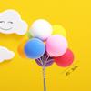 Decoración de Pastel para el Día del Niño Estilo Coreano ins Dibujos Animados Color Carta Plug-in Globo Pegamento Suave Disfraz de Niño Pequeño