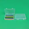 Caja de Plástico PP Rectangular Accesorios para Equipo de Pesca Herramientas de Ferretería Caja de Almacenamiento Transparente Piezas de Teléfono Móvil Caja Organizadora de Papelería