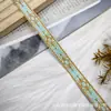 Cinta jacquard geométrica estilo étnico Miao, encaje para ropa étnica minoritaria de Yunnan-Guizhou, accesorio de ribete para dobladillo de falda Hanfu