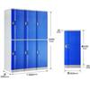 Plástico ABS Casillero para Piscina Gimnasio Centro de Baños Baño Bañera Baño de Vapor Baño de Baño Baile Yoga Casillero Impermeable