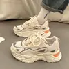 Primavera 2026 Nuevo Estilo Coreano Ins Zapatos de Papá para Mujer de Moda Estudiante que Aumentan la Altura Zapatos Deportivos para Correr Casuales K805