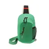 Bolsa de pecho de alto valor estilo coreano color blocking ins moderna personalizada para ir al trabajo, viajes casuales, ciclismo, un compartimento, bandolera
