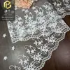 Renda em tela solúvel em água com bordado de poá, tecido de malha de seda de leite 38cm, roupas infantis, vestido de noiva, acessórios de vestuário, em estoque para atacado