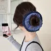 Elástico de Cabelo Elegante de Alta Qualidade para Rabo de Cavalo, Acessório de Cabelo para Coque, Scrunchie de Chiffon Multicamadas Leve da Moda Coreana Atacado