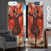 2 PCS Flor Cortina Personagem Fábrica 3D Impressão Digital Transfronteiriça Amazon Cortina Tipo de Flor de Venda Quente