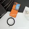Funda de teléfono móvil de color liso simple para OPPOFindN2Flip N2Flip pulsera de silicona carcasa dura integral para mujer