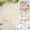 Campanillas de viento acrílicas para manualidades, accesorios decorativos, cadena de conchas terminada, cortina colgante, piezas redondas, cortina de puerta hecha a mano, accesorios de partición y materiales