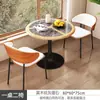 Mesa y sillas de comedor modernas minimalistas hechas a medida del fabricante original, un juego de mesa y sillas de comedor para casas pequeñas, adecuado para uso doméstico y como mesa y sillas de reunión