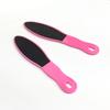 En stock lija desprendible tabla de pie lima mango de plástico pulido frotar para quitar piel muerta callos de uñas contratiempo tira de frotamiento de doble cara resistente al desgaste