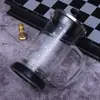 350ML alça de vidro prensa francesa filtro copo espuma de leite borossilicato resistente ao calor chaleira de vidro para café
