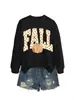 Transfronterizo Talla europea Amazon eBay sitio independiente casual versátil elegante mujer OTOÑO lunares letra mariposa