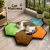 Nueva alfombrilla para gato, cojín para dormir de mascota, empalme multicolor, suave y amigable con la piel, alfombrilla de suelo para perro, adecuada para todas las estaciones, accesorios para mascotas