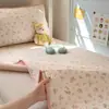 2026 Nuevo Estilo Fresca y Sencilla Funda de Cama Estampada, Funda de Cama para Estudiantes, Sábana Gruesa, Estilo para Todas las Estaciones