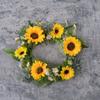 Anel Girassol Dança da Borboleta Sombra dos Sonhos Decoração para Casa Flor Casamento Flor Simulação Buquê para Segurar Decoração de Parede Rosa CF02020