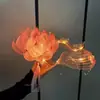 Lámpara de Loto Flotante Estilo Antiguo Nuevo Estilo Kit de Materiales Hecho a Mano para DIY Atrezo de Foto Cosplay Hanfu Regalo para Novia o Mejor Amiga