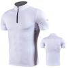 Sigeitu Roupa Fitness Masculina Primavera e Verão Alta Elasticidade Secagem Rápida Manga Curta Camiseta Treino Corrida Solta Tamanho Grande Roupa Esportiva