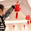 Decoraciones de Año Nuevo, Año de la Oveja, Colgantes de Fortuna del Festival de Primavera, Decoraciones de Techo y Interiores de Año Nuevo, Colgantes de Puerta, Linternas