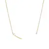 Collar de Corazón de Alta Gama para Mujer, Oro Rosa de 18 Quilates V-Gold, Mismo Estilo que Tiffany, Colgante en Forma de Corazón, Cadena para Clavícula Niche Versátil Nudo