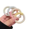 Anillo para el pelo de línea telefónica con degradado de primavera y verano, cuerda para la cabeza para mujer, nueva cuerda para el pelo de alta gama 2024, banda elástica alta y duradera para el pelo