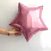 Balão de Filme de Alumínio Estrela de Cinco Pontas de 18 polegadas Placa de Luz Monocromática Decorações de Festa de Aniversário Quarto de Casamento Evento Celebração Layout Folha de Alumínio