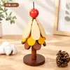 Tapete Isolante Térmico para Mesa Madeira Maciça Criativo Árvore de Natal Tapete Isolante Térmico Jogo Americano para Mesa Desktop Anti-queimaduras Porta-copos Doméstico Ornamento