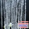 Cortina de Fio com Contas de Novo Estilo para Decoração de Casamento, Fio de Cristal para Decoração de Teto de Local de Casamento, Corrente de Divisória de Cortina de Cristal para Porta e Janela
