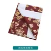 Sudario para cremación, hermoso satén de cinco capas con estampado dorado, sudario y colchón cubiertos de oro y plata, juego completo para hombres y mujeres