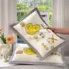 Almohada Infantil Nueva Linda Grande de Carbon Ligera de Seda de Hielo, Almohada para Siesta, Almohada para Estudiantes, Núcleo de Almohada, Almohada de Guardería