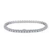 Huasheng Jewelry Pulsera Tenis Moldeada de Plata S925 Cadena de Piedras 2.0mm Fila Única Venta Directa del Fabricante Mayorista