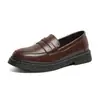 Sapatos de Algodão Sapatos de Couro Vídeo Real Nova Moda Slip-on Plataforma Moda Casual Sapatos Masculinos e Femininos 35-44 tamanho grande
