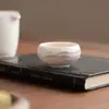 Taza de Té Kung Fu de Porcelana de Jade Dehua con Pintura a Tinta de Paisaje de Montaña para Uso en Casa, Taza Pequeña para Cata de Té, Taza de Té Individual