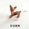 Adornos de Santa Claus directo de fábrica, decoraciones navideñas creativas de bricolaje, accesorios de árbol de Navidad de copo de nieve, manualidades