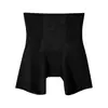 Pantalones Cortos de Seguridad Invisibles de Cintura Alta Estampados Jacquard Estilo Nacional 100A Antibacterianos Transpirables Sin Costuras para Control de Abdomen Levanta Glúteos para Mujeres