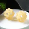 Brincos de Pedra Natural Pulseira Colar Corrente para Celular Contas Bola de Cristal Bola de Flor Acessórios de Joias DIY Cristal Tecido