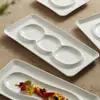 Prato Ocidental Dehua Prato de Sushi Prato Criativo Hotel Restaurante Louça Especial Pratos de Humor Pratos Frios Prato Salah