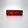 Insignia LED insignia luminosa barra de insignia tarjeta de trabajo de mesero de ktv placa electrónica lámpara de conducción en estado de ebriedad