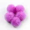 Directamente del fabricante: Colgantes de Pompones DIY, Accesorios Hechos a Mano para Ropa, Zapatos y Sombreros, Pompones Pequeños de Piel Sintética de Conejo