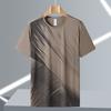 Deportes y Ocio Talla Grande Cuadrícula Tianzi Camiseta de Manga Corta de Seda de Hielo para Hombre Verano Running Transpirable Fitness Secado Rápido Manga Corta Running