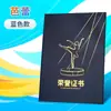 Padrão de Couro A4 Certificado Honorário de Jogo de Bilhar Prêmio Personalizado Impressão de Prêmio Logo da Página Interna Bilhar Badminton Natação Wy