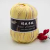 Seda Hilada Cachemir Tencel Algodón de Bambú 6 Pompones Carbón de Bambú Fibra de Bambú Tencel Primavera y Verano Tejido a Mano Ganchillo Lana Fina