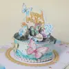 Tarjeta de Felicitación de Pastel de Cumpleaños 3D Estéreo Ins de Gama Alta Creativa Escultura de Papel Plegable Tarjeta de Bendición Tarjeta de Regalo de Cumpleaños