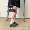Zapatos de tacón grueso de punta cuadrada y boca poco profunda para mujer 2026 Nuevos Zapatos Mary Jane Retro Franceses para el Trabajo
