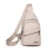 Bolso de pecho para mujer 2024, nuevo estilo coreano, mochila pequeña de cuero suave, bolso de pecho para mujer informal, sencillo y combinable, bolso bandolera de moda