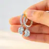 Aretes Azules de Concha de Verano para Mujer, Románticos, Elegantes, de Alta Gama, de Nicho, Aretes Dulces, Aretes de Concha Estilo Bosque al por Mayor
