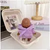 Natasha 14cm Muñeca Negra Pequeña Ropa para Muñeca Celebridad de Internet Artículo Popular Muñeca para Aliviar el Estrés Conjunto Natasha Chaqueta Pantalones