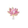 Broche retro de perlas de loto estilo chino para mujer, pin de solapa exquisito y elegante de alta gama para cheongsam Hanfu, accesorios para abrigo