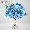 Flor de Mesa Flor Artificial Transfronteiriça Alta Luxo Bola de Flores Produto Acabado Atacado Bola de Flores Rosa Flor Artificial Decoração Mesa de Jantar Mesa de Conferência Flor