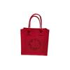 Fabricante de Bolsas de Feltro para Casamento, Bolsas de Feltro com Personagens para Felicidade e Bênção, Bolsas Tote de Feltro Vermelho, Bolsas de Feltro, Sacolas de Presente